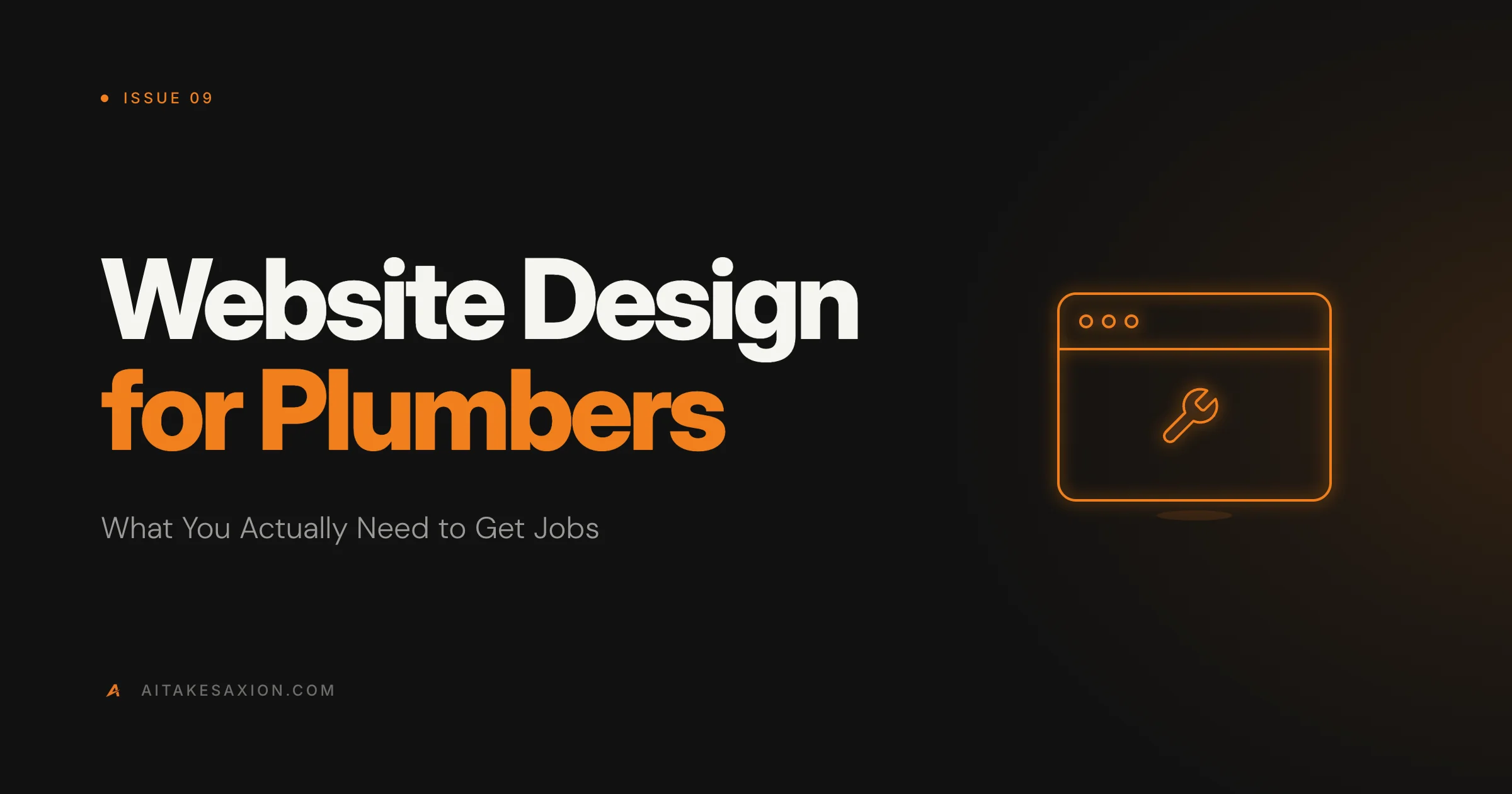 Website design for plumbers guide, what a plumbing website needs to get jobs in 2026