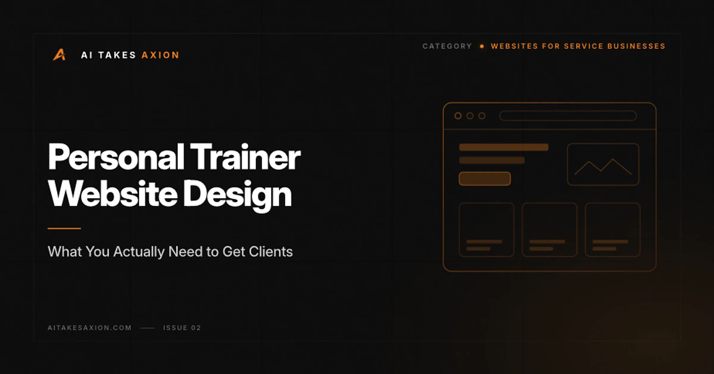 Personal trainer website design, what a PT website needs to get more clients in the UK
